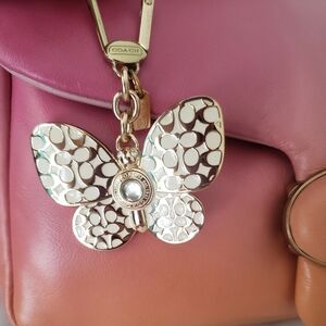 Coach Butterfly keychain bagcharm